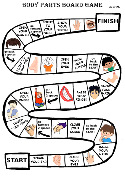 My Body Parts – Printable Puzzles – Printable PDF Template