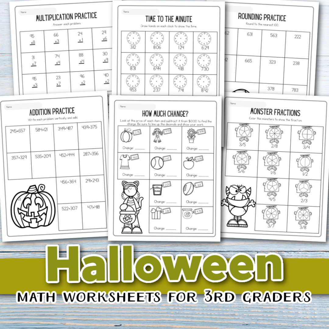 25 3rd grade math worksheets
