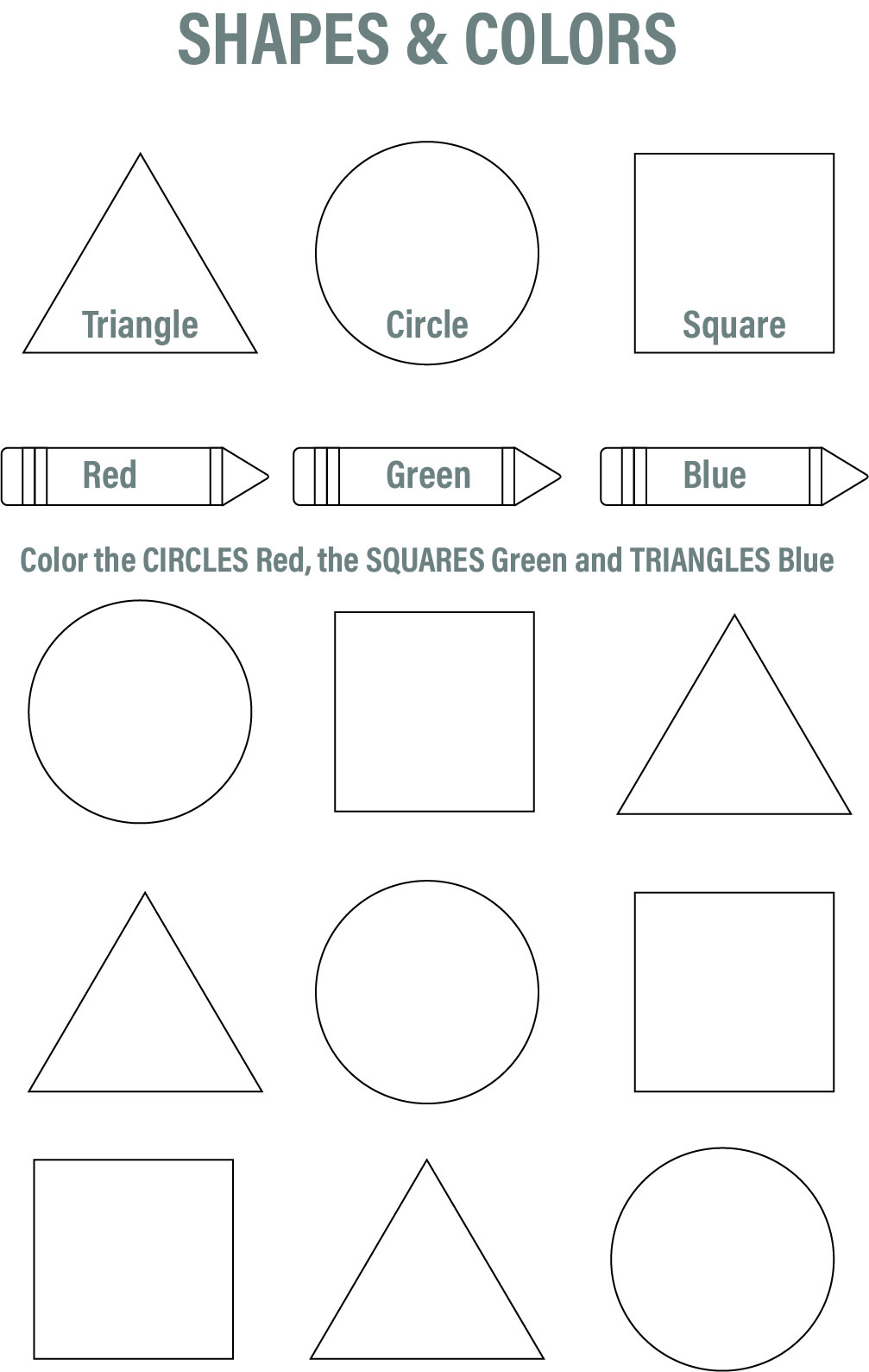 25 Pre K Worksheets Free Printables
