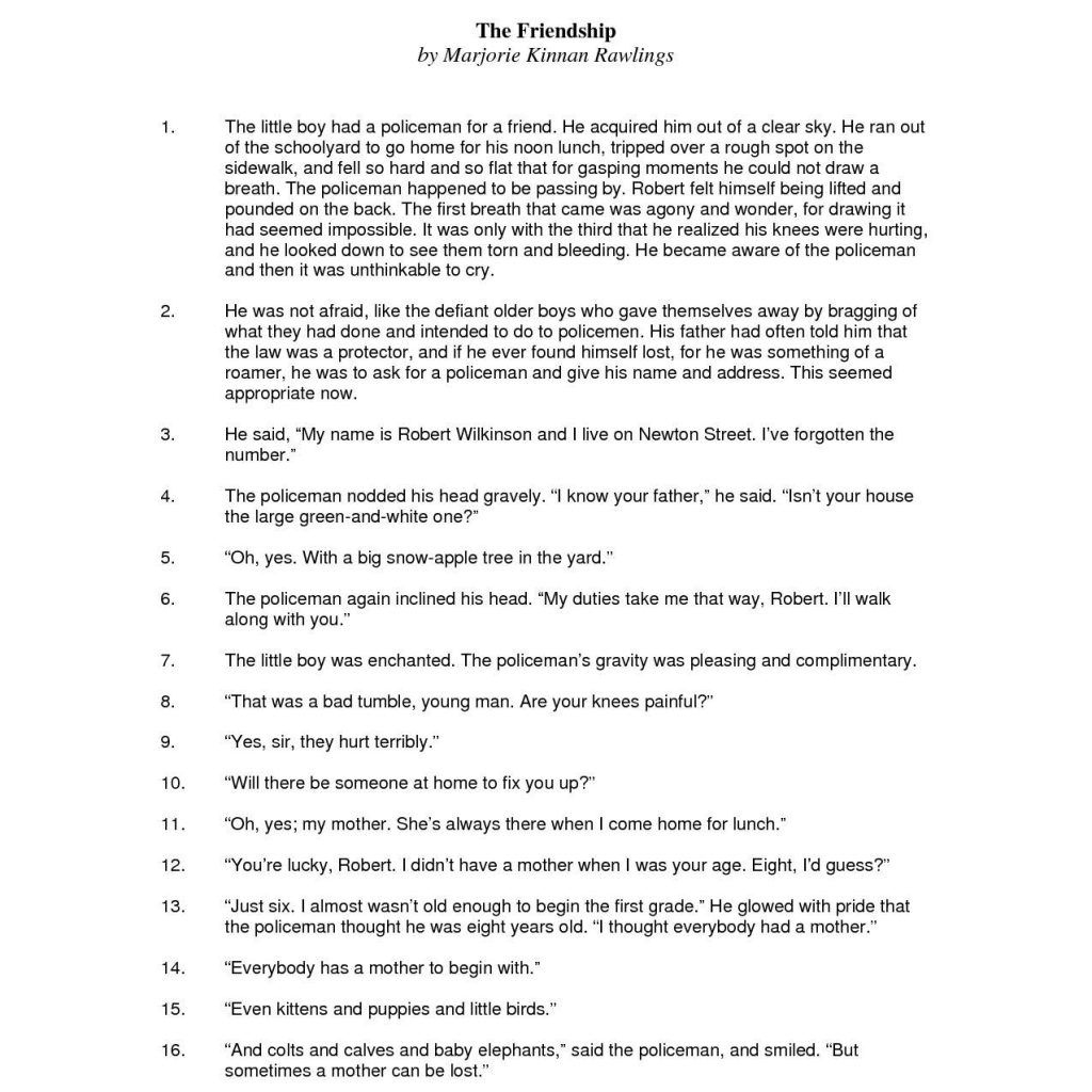 25 Reading Comprehension Worksheets