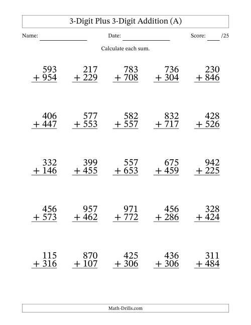15 3 Digit Addition Word Problems With Regrouping Worksheets WorksheetsCity