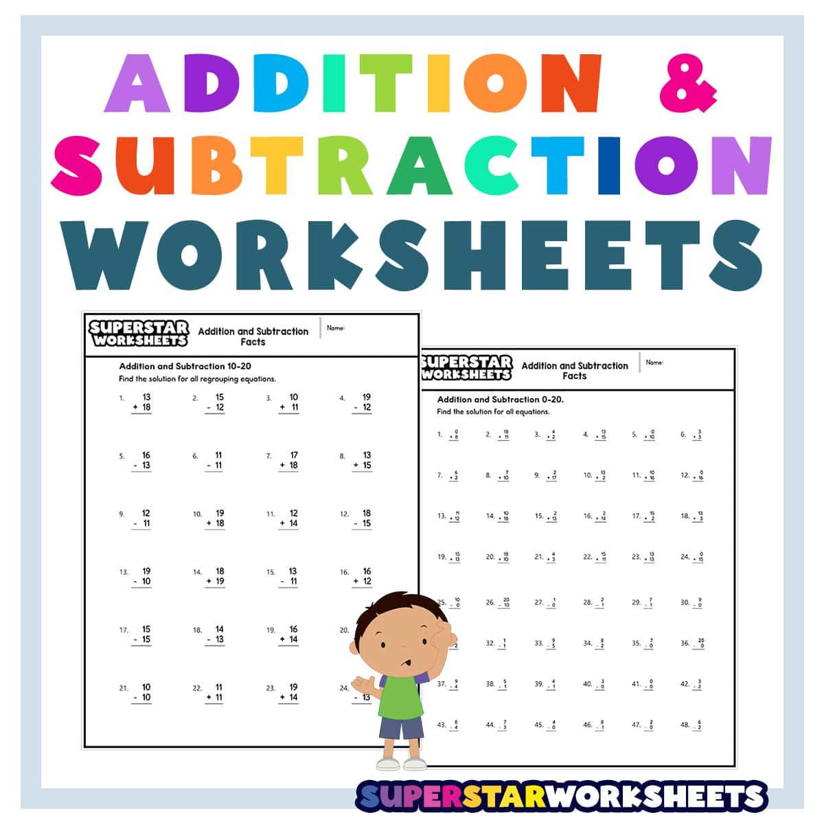 Addition And Subtraction Pre Test