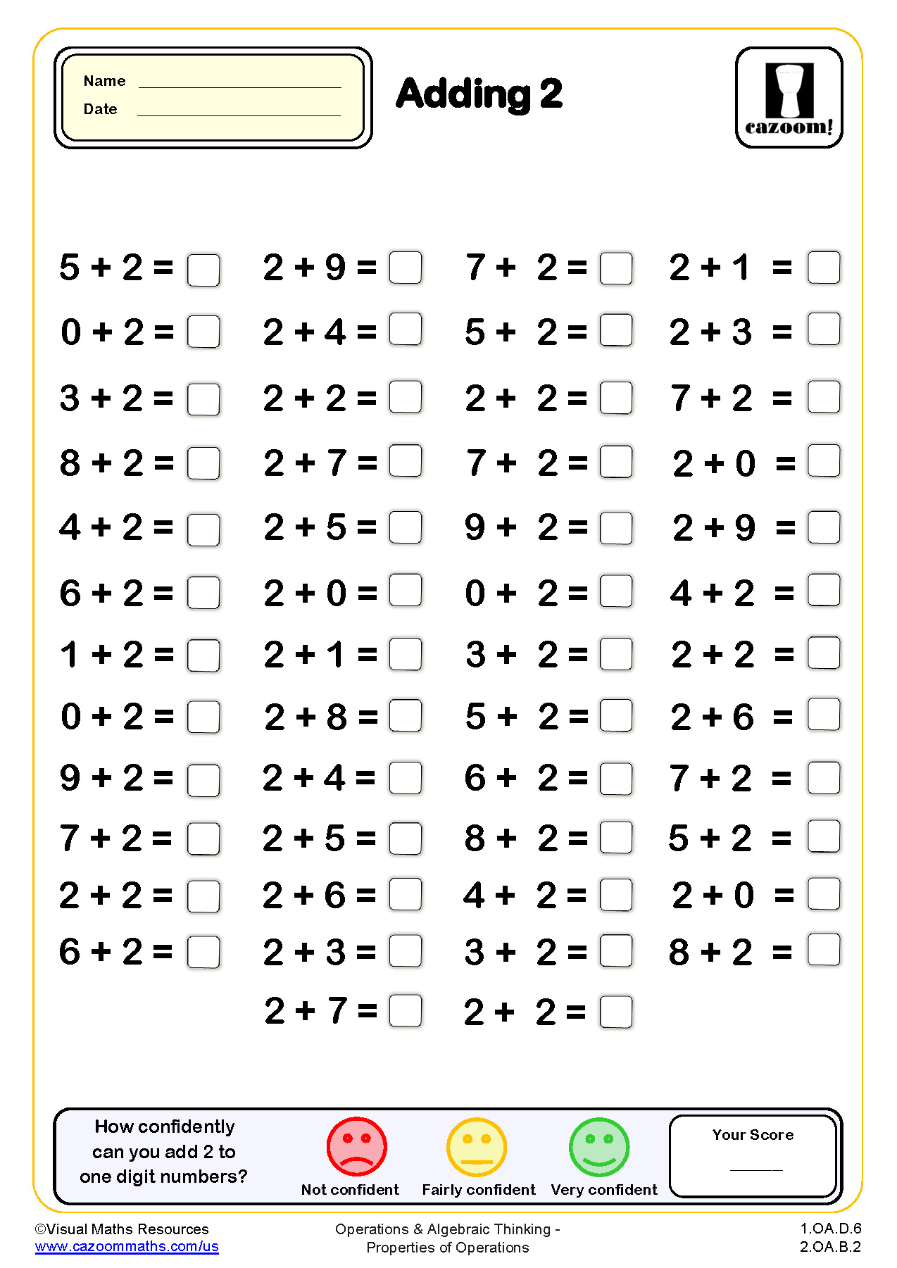 Grade 2 Addition Worksheets free printable K5 Learning